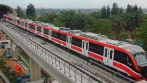 Kemajuan LRT Velodrome-Manggarai: 31,14 Persen Tercapai