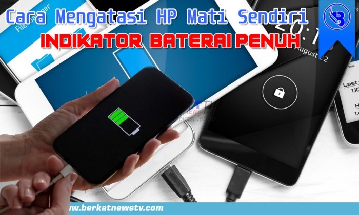 Cara Mengatasi HP Mati Sendiri