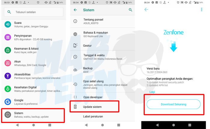 Cara Update Android Manual Tanpa PC